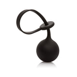 Inel Pentru Penis cu Greutati Calexotics Lasso Ring - Negru, 110g - Exercitii Kegel pentru o erectie mai buna - Diametru reglabil