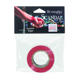 Banda Adeziva BDSM CalExotics Scandal Lovers Tape Rosu - adeziv inteligent, reutilizabil si durabil - alternativa prietenoasa cu piele pentru sfori bondaj - potrivit pentru toate nivelurile de jocuri BDSM in cuplu