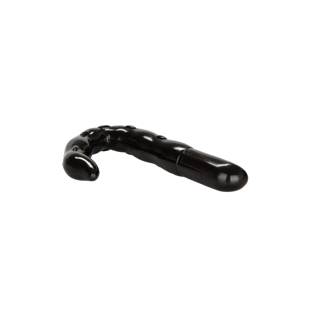 Stimulator Pentru Prostata CalExotics Dr. Joel Kaplan - 7.5 cm, Negru - 10 Functii de Vibratii - Design curbat, complet rezistent la apa - control simplu prin buton, potrivit pentru incepatori si untilizatori experimentati