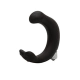 Stimulator Prostata CalExotics P-Rock - Negru, 11.5 cm - design curbat unic pentru stimularea prostatei si a testiculelor - Bullet vibrator detasabil - Silicon, rezistent la apa