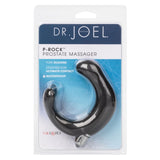Stimulator Prostata CalExotics P-Rock - Negru, 11.5 cm - design curbat unic pentru stimularea prostatei si a testiculelor - Bullet vibrator detasabil - Silicon, rezistent la apa
