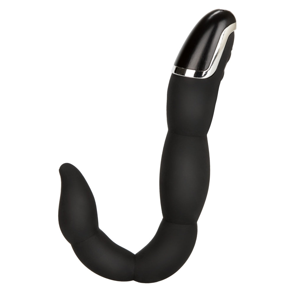 Stimulator pentru Prostata si Testicule cu Vibratii CalExotics Colt Deep Flexer - Negru, 7.5 cm - 8 Functii de Vibratii - Flexibil si usor de controlat - Rezisent la Apa