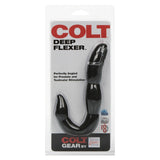Stimulator pentru Prostata si Testicule cu Vibratii CalExotics Colt Deep Flexer - Negru, 7.5 cm - 8 Functii de Vibratii - Flexibil si usor de controlat - Rezisent la Apa