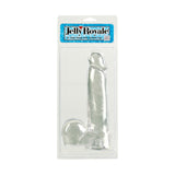 Dildo Realistic CalExotics Jelly Royale - Transparent, 18.5 cm - Realizat din material transparent, cu detalii realiste - ventuza puternica, compatibila cu curele strap-on