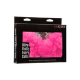 Catuse Pufoase CalExotics Ultra Fluffy Furry Cuffs, cu 2 seturi de chei, pentru adulti, roluri de politist si BDSM - Roz