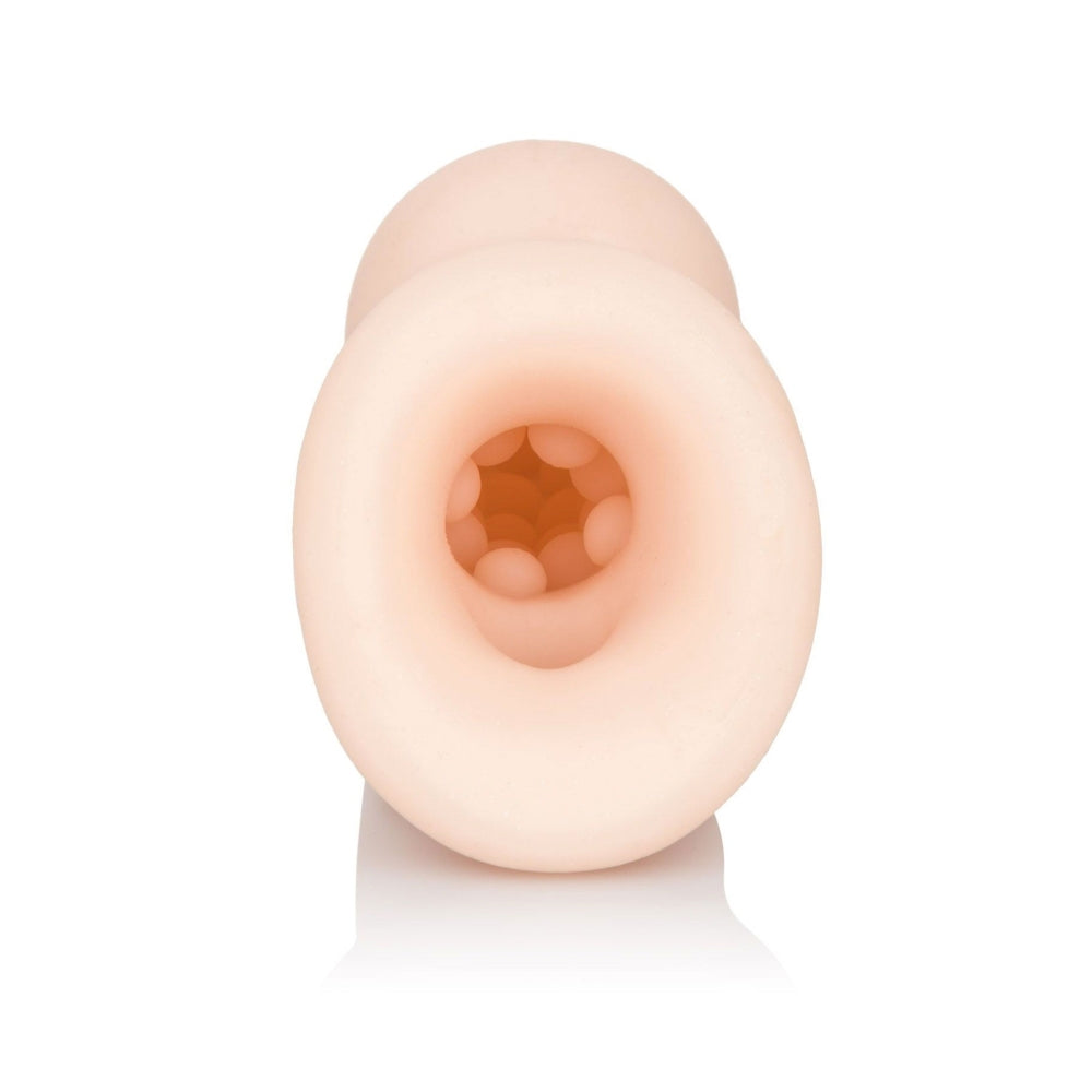 Prelungitor de Penis CalExotics Ultimate Extender - 16 cm, Culoarea Pielii - Fabricat din PureSkin Premium - Textura interioara unica pentru stimulare intensa