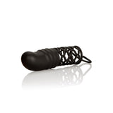 Extensie Penis din Silicon CalExotics - Adauga 5 cm Lungime, Stimulare si Suport Erectie, Negru
