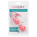 Bile Kegel cu Greutate CalExotics - Intarirea Muschilor Pelvici si Amplificarea Satisfactiei, Roz