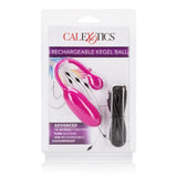 Bila Kegel Reincarcabila CalExotics Starter - 12 Functii Vibratie, Silicon Premium, Exercitii Muschi Pelvici, Roz