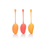 Set Antrenament Kegel CalExotics Mango - 3 Greutati pentru Intarirea Muschilor Pelvici si Placere Intima