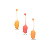 Set Antrenament Kegel CalExotics Mango - 3 Greutati pentru Intarirea Muschilor Pelvici si Placere Intima
