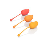 Set Antrenament Kegel CalExotics Mango - 3 Greutati pentru Intarirea Muschilor Pelvici si Placere Intima