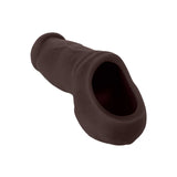 Prelungitor penis CalExotics Packer Gear Negru 12.75 cm din silicon ultra-moale pentru stand to pee