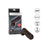 Prelungitor penis CalExotics Packer Gear Negru 12.75 cm din silicon ultra-moale pentru stand to pee