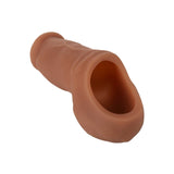 Prelungitor penis CalExotics Packer Gear Maro 12.75 cm din silicon ultra-moale pentru stand to pee