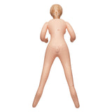 Papusa gonflabila CalExotics Girl Next Door Doll in marime naturala cu 3 orificii placere vagin anus gura