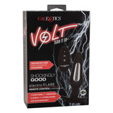 Dop Anal cu Vibratii Volt Electro Flare Butt Plug, Negru, 7 Moduri Viteza, 5 Moduri Vibratii, 14.5 cm