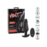 Dop Anal cu Vibratii Volt Electro Flare Butt Plug, Negru, 7 Moduri Viteza, 5 Moduri Vibratii, 14.5 cm