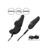 Dop Anal cu Vibratii Volt Electro Flare Butt Plug, Negru, 7 Moduri Viteza, 5 Moduri Vibratii, 14.5 cm