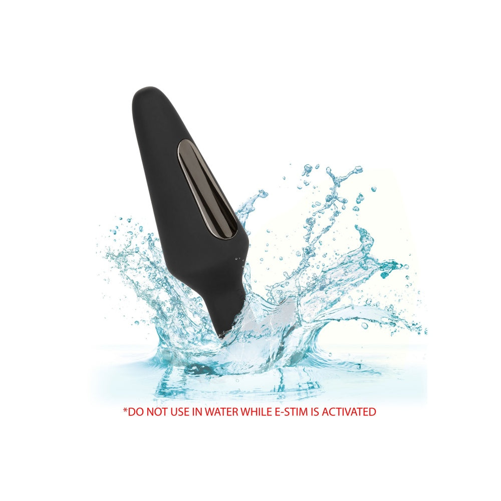 Dop Anal cu Vibratii Volt Electro Flare Butt Plug, Negru, 7 Moduri Viteza, 5 Moduri Vibratii, 14.5 cm