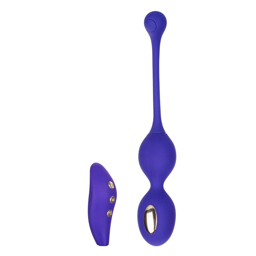 Exercitiu Kegel cu electrostimulare CalExotics Impulse Remote Dual pentru tonifierea muschilor pelvieni