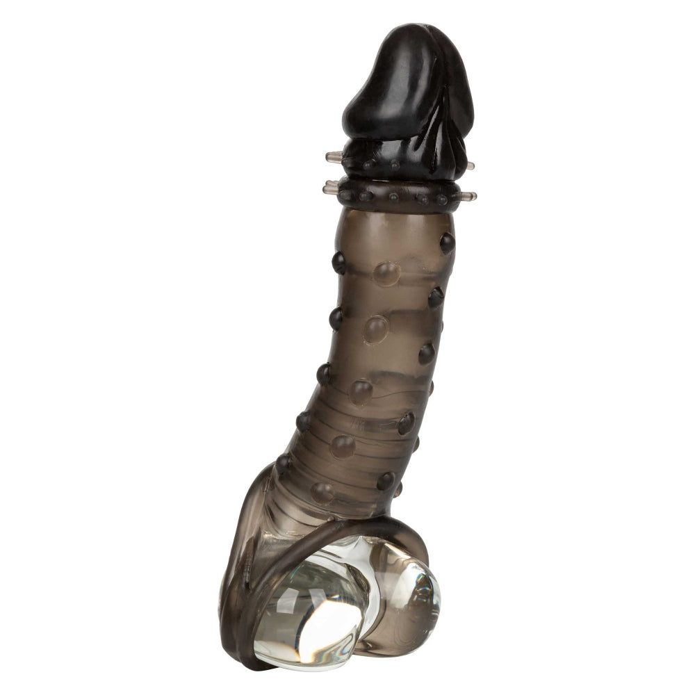Prelungitor penis CalExotics Ultimate Stud Extender 16 cm cu grosime si lungime extra pentru stimulare intensa
