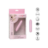 Mini vibrator Slay #CharmMe CalExotics din silicon cu 10 functii vibratii intense, reincarcabil si rezistent la apa, roz
