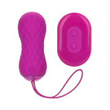 Vibrator Masator din silicon CalExotics Slay SpinMe cu rotatie, control de la distanta si 10 functii vibratie, roz