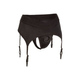 Strap-on Tanga CalExotics cu Jartiere S/M - Centura extra-lata si design ajustabil - usor de curatat, lavabil la masina de spalat - compatibil cu diverse dildo-uri