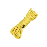 Sfoara Bondage CalExotics Boundless Galben 10 m - material sigur pentru piele, durabil si confortabil - ideal pentru jocuri BDSM in cuplu care exploreaza arta imobilizarii - design versatil si multifunctional