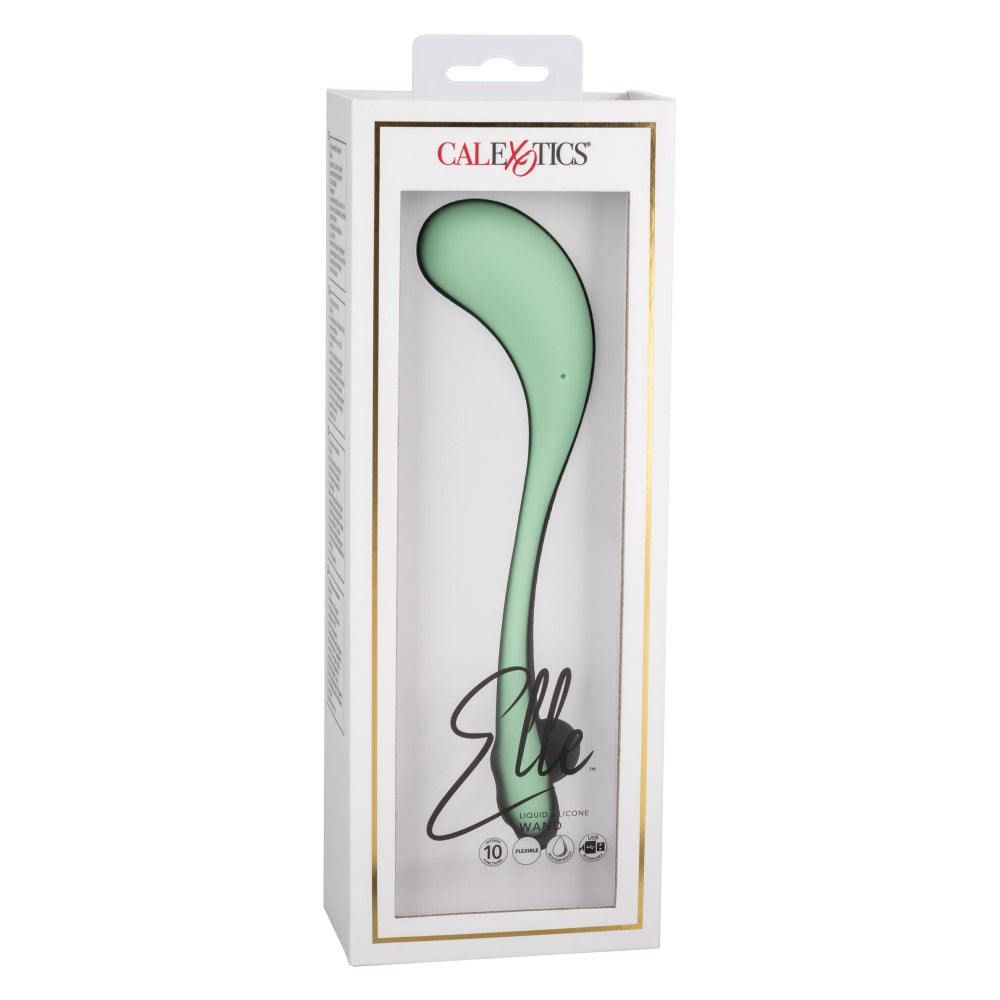 Vibrator Wand Elle Silicon, Vernil, 10 Moduri Vibratii, 18.5 cm