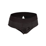 Boxeri Strap-on CalExotics Backless L/XL - ham tip boxeri deschis la spate, conceput pentru confort - Inel O intarit, compatibil cu diverse dildo-uri - Usor de intretinut, lavabil la masina