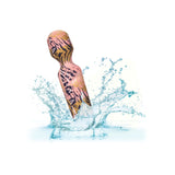 Vibrator Wand CalExotics Naughty Bits - 19 cm, Multicolor - 10 Functii Vibratii, cap flexibil si motor puternic - rezistent la apa, fabricat din silicon de inalta calitate