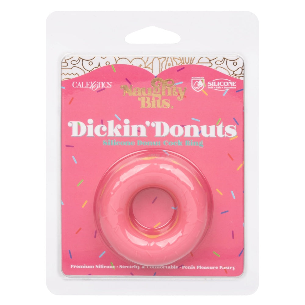 Inel erectie din silicon CalExotics Naughty Bits Dickin' Donuts pentru grosime si sustinere