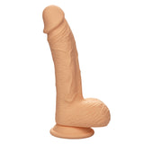 Dildo Realistic Calexotics Dual Density Stud - Culoarea Pielii, 21.5 cm - silicon durabil, impermeabil si usor de curatat - baza cu ventuza puternica cumpatibila cu ham strap-on