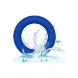 Set 3 inele pentru penis CalExotics Admiral Universal din silicon lichid pentru sustinere si performanta, albastru
