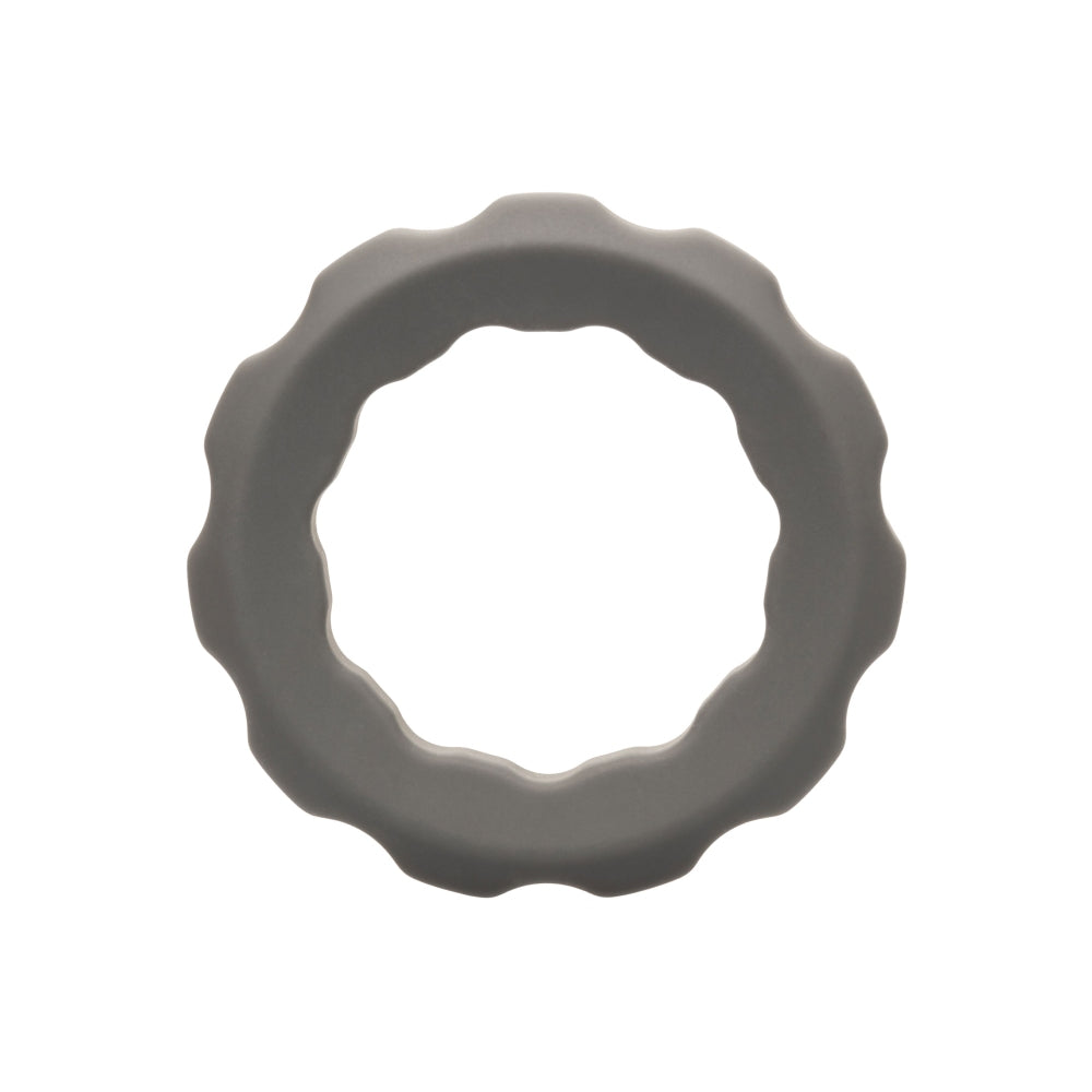 Inel Erectie Silicon Lichid CalExotics Alpha - Suport pentru Erectie si Cresterea Rezistentei, gri