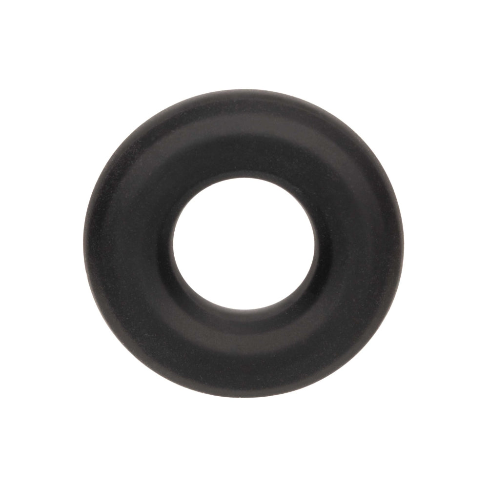 Inel Erectie Silicon Lichid Rezistent la Apa CalExotics Alpha Prolong Medium, Negru