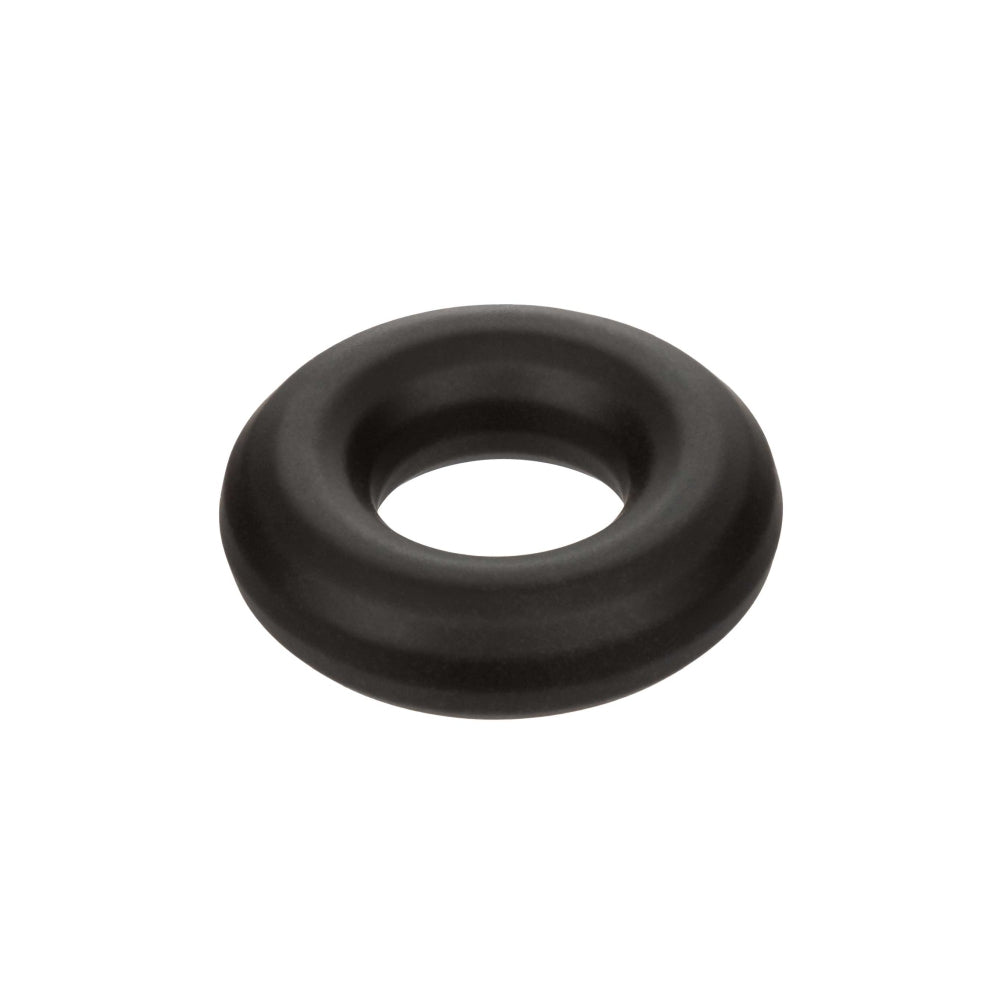 Inel Erectie Silicon Lichid Rezistent la Apa CalExotics Alpha Prolong Medium, Negru