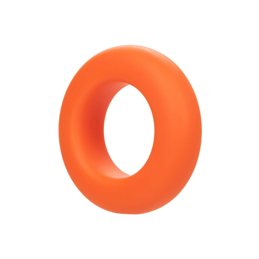 Inel pentru penis CalExotics Alpha Liquid Silicone Prolong Large din silicon lichid pentru erectie prelungita