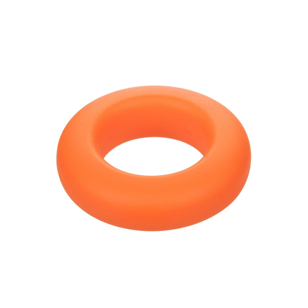 Inel pentru penis CalExotics Alpha Liquid Silicone Prolong Large din silicon lichid pentru erectie prelungita