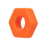 Inel pentru penis CalExotics Alpha Liquid Silicone Prolong Sexagon din silicon lichid pentru erectie de lunga durata