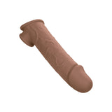 Prelungitor penis CalExotics Performance Maxx Life-Like Extension 22.5 cm din silicon lichid cu 5 cm lungime extra