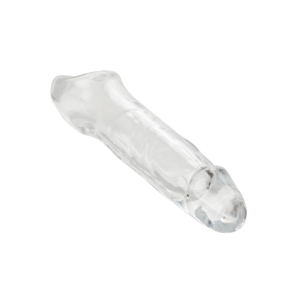 Prelungitor penis transparent CalExotics Performance Maxx Clear Extension 17.7 cm pentru grosime si lungime extra