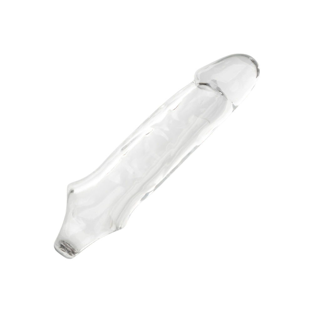Prelungitor penis transparent CalExotics Performance Maxx Clear Extension 21 cm pentru grosime si lungime extra