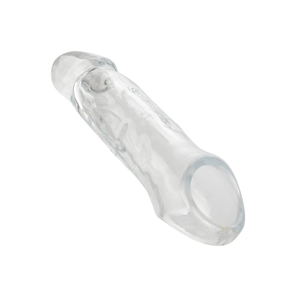 Prelungitor penis transparent CalExotics Performance Maxx Clear Extension 21 cm pentru grosime si lungime extra