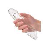 Prelungitor penis transparent CalExotics Performance Maxx Clear Extension 21 cm pentru grosime si lungime extra