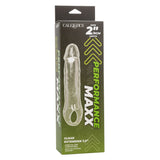 Prelungitor penis transparent CalExotics Performance Maxx Clear Extension 23.5 cm pentru grosime si lungime extra