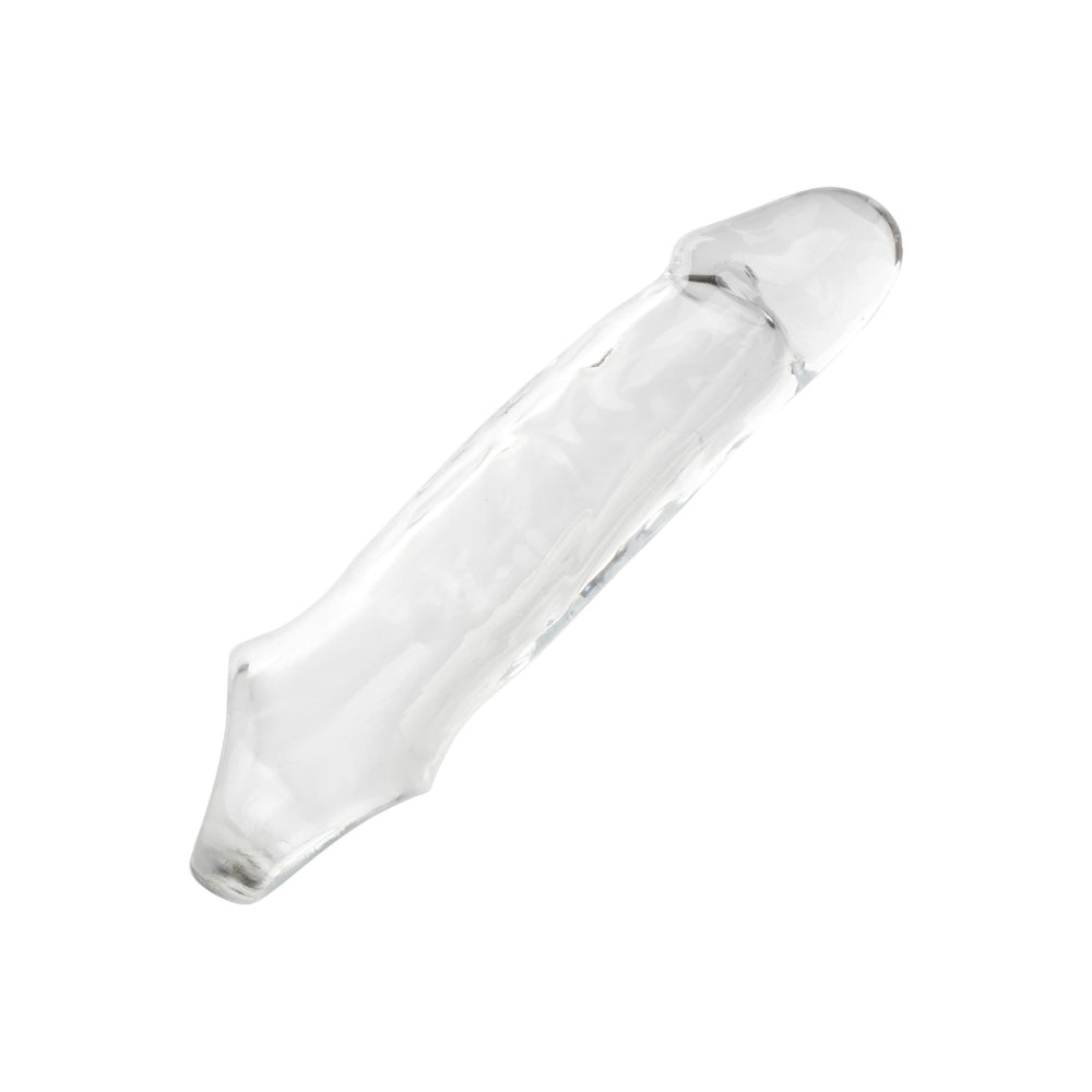 Prelungitor penis transparent CalExotics Performance Maxx Clear Extension 23.5 cm pentru grosime si lungime extra