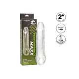 Prelungitor penis transparent CalExotics Performance Maxx Clear Extension 23.5 cm pentru grosime si lungime extra